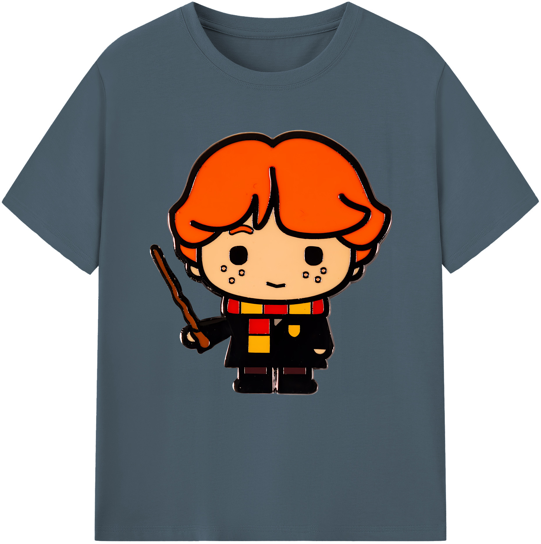 （画像用） Harry Potter ハリー・ポッターシリーズ 綿100％半袖Tシャツ（フロントプリント）
